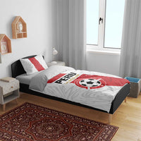 Football Peru Bedding Set La Bicolor Go Champions
