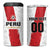 Custom Football Peru 4 in 1 Can Cooler Tumbler La Bicolor Go Champions