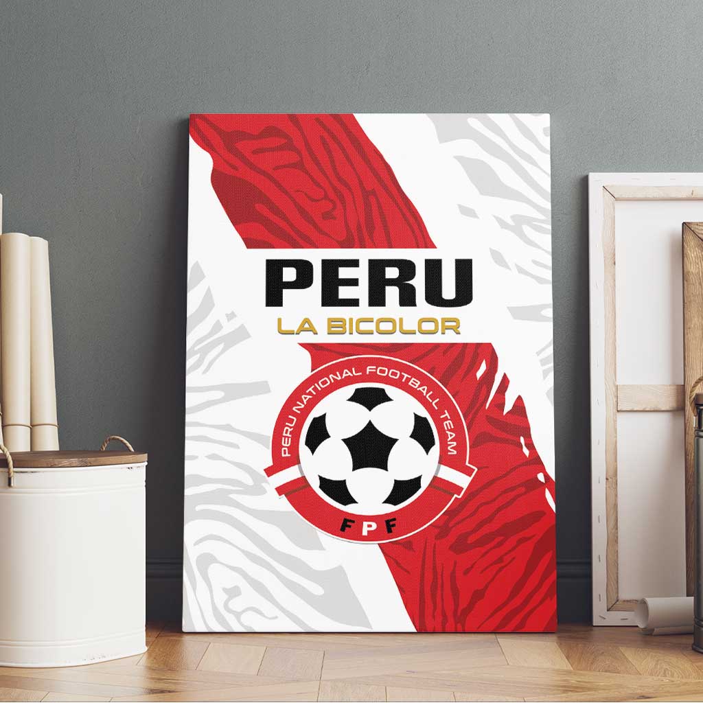 Football Peru Canvas Wall Art La Bicolor Go Champions