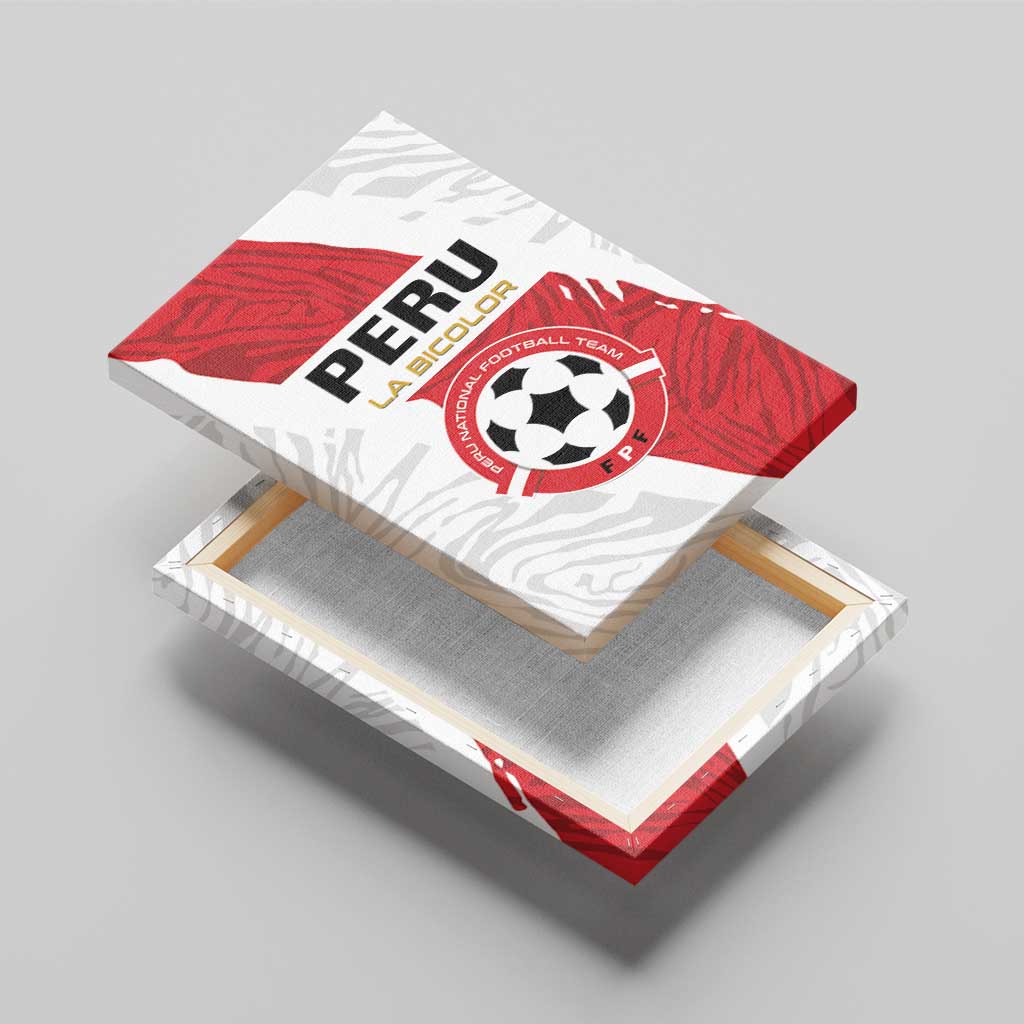 Football Peru Canvas Wall Art La Bicolor Go Champions