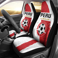Football Peru Car Seat Cover La Bicolor Go Champions
