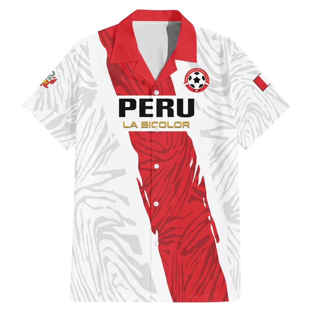 Custom Football Peru Family Matching Mermaid Dress and Hawaiian Shirt La Bicolor Go Champions