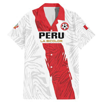 Custom Football Peru Family Matching Mermaid Dress and Hawaiian Shirt La Bicolor Go Champions