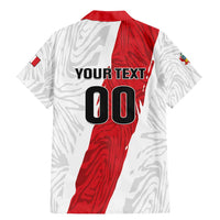 Custom Football Peru Family Matching Mermaid Dress and Hawaiian Shirt La Bicolor Go Champions