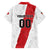 Custom Football Peru Family Matching Off Shoulder Short Dress and Hawaiian Shirt La Bicolor Go Champions