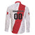 Custom Football Peru Family Matching Off Shoulder Short Dress and Hawaiian Shirt La Bicolor Go Champions
