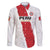 Custom Football Peru Family Matching Short Sleeve Bodycon Dress and Hawaiian Shirt La Bicolor Go Champions