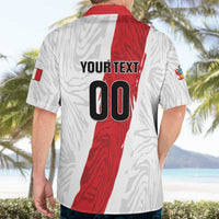 Custom Football Peru Hawaiian Shirt La Bicolor Go Champions