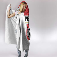 Football Peru Hooded Blanket La Bicolor Go Champions