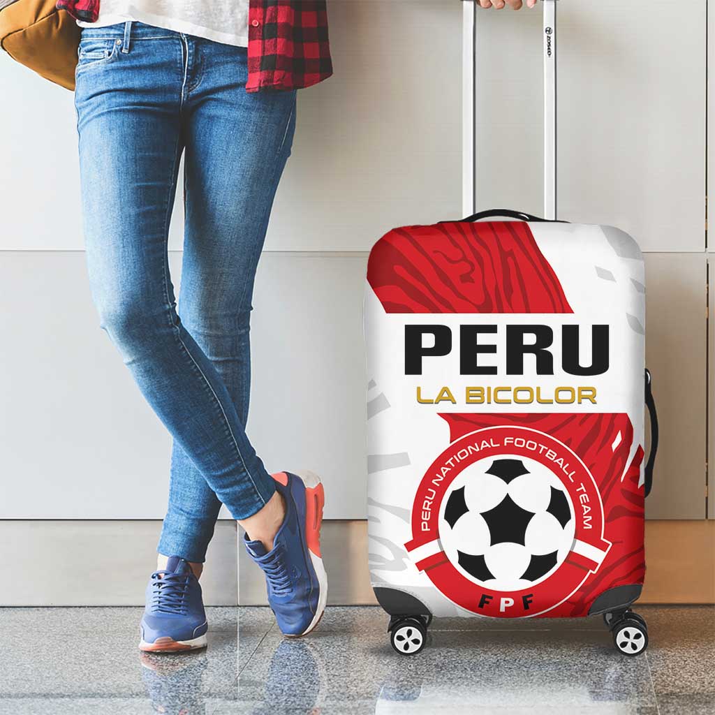 Football Peru Luggage Cover La Bicolor Go Champions