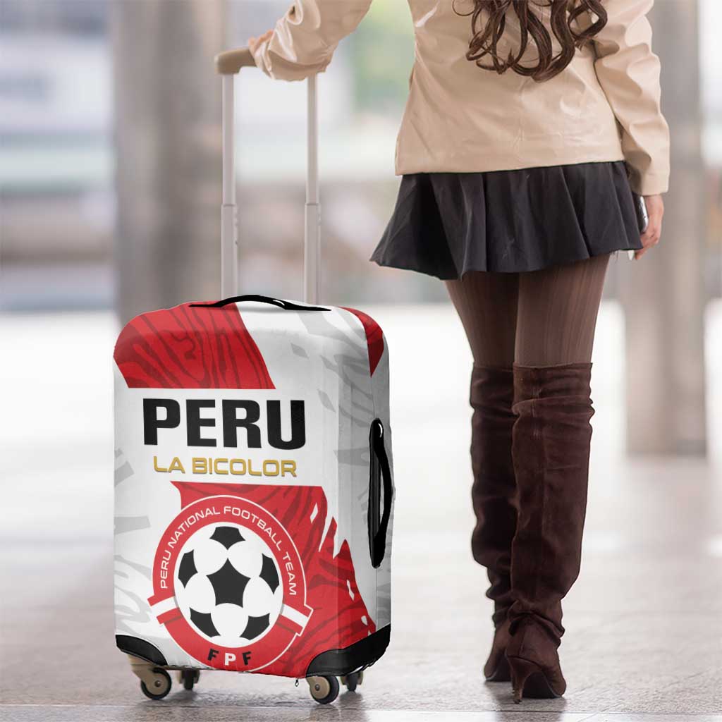 Football Peru Luggage Cover La Bicolor Go Champions