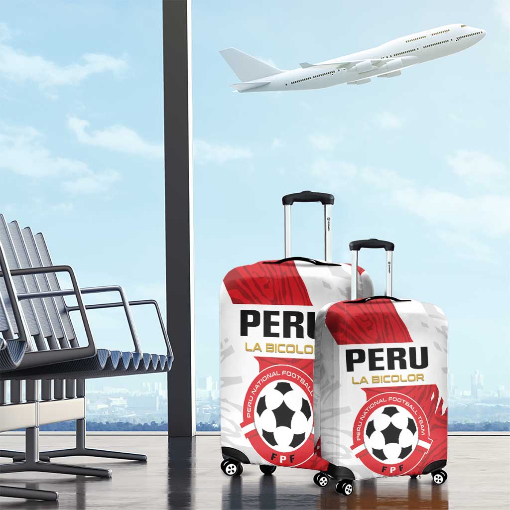 Football Peru Luggage Cover La Bicolor Go Champions