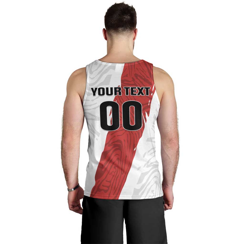 Custom Football Peru Men Tank Top La Bicolor Go Champions
