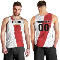 Custom Football Peru Men Tank Top La Bicolor Go Champions