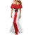 Custom Football Peru Mermaid Dress La Bicolor Go Champions