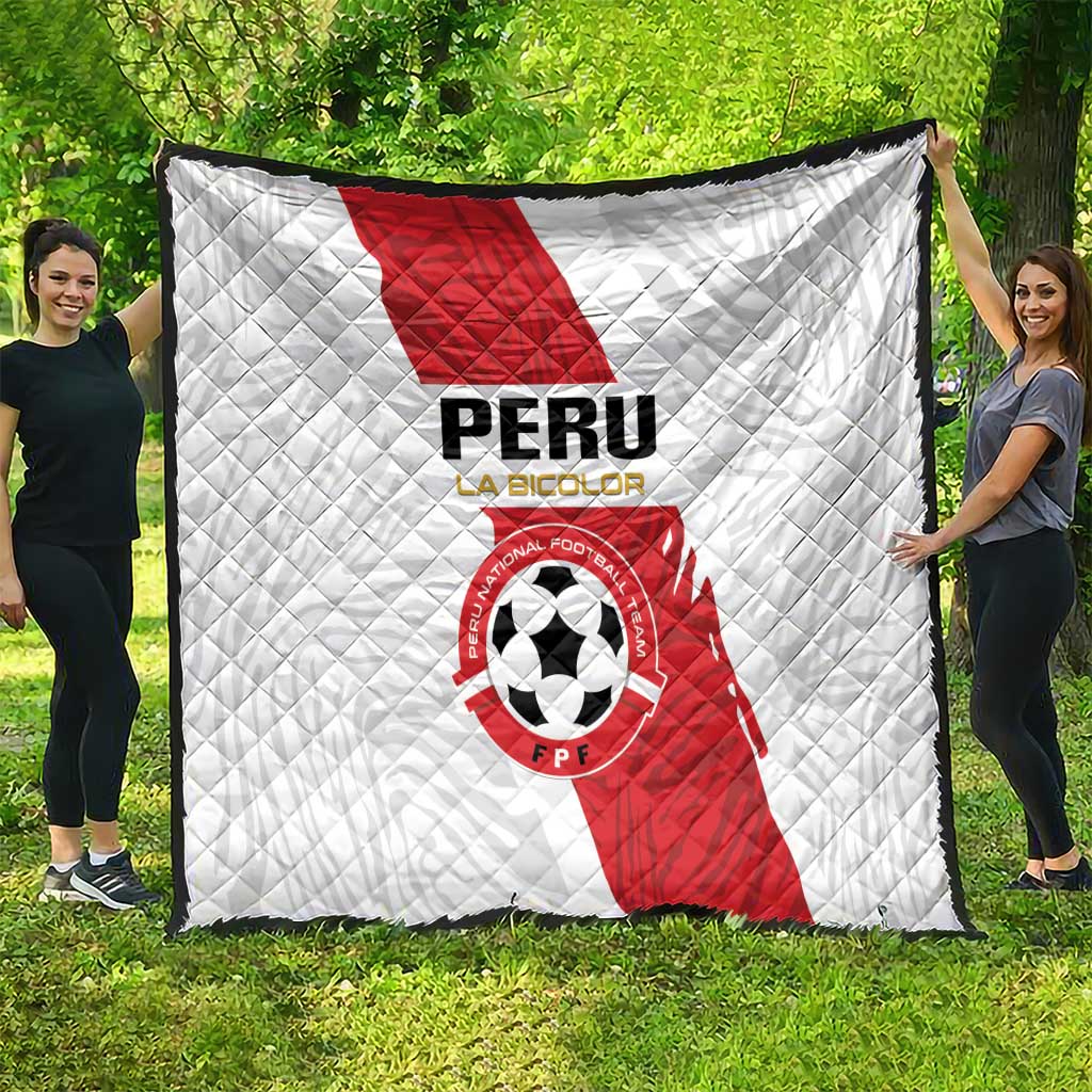 Football Peru Quilt La Bicolor Go Champions