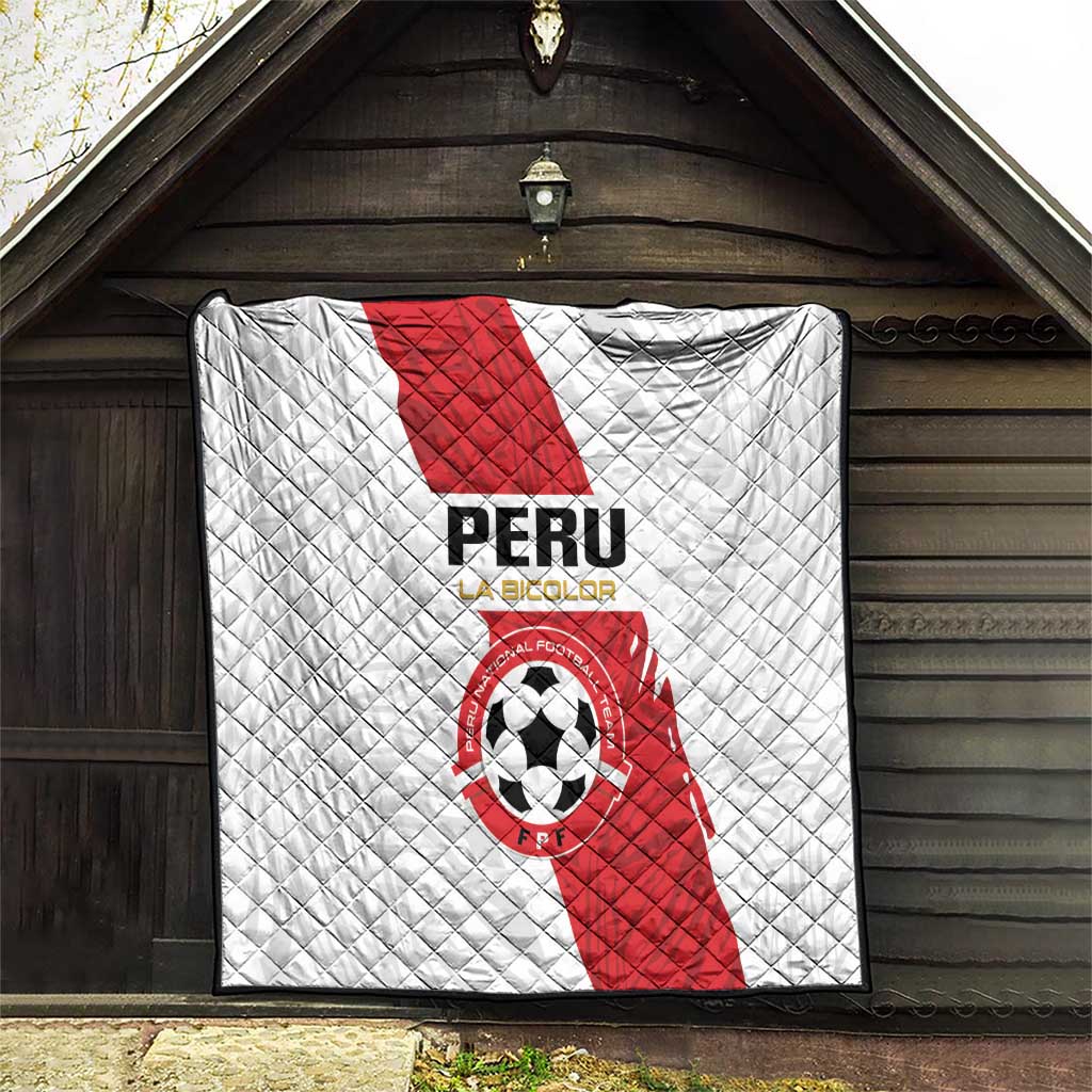 Football Peru Quilt La Bicolor Go Champions