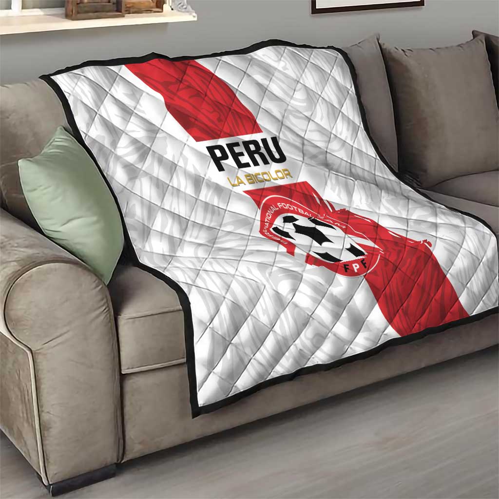 Football Peru Quilt La Bicolor Go Champions
