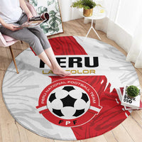 Football Peru Round Carpet La Bicolor Go Champions