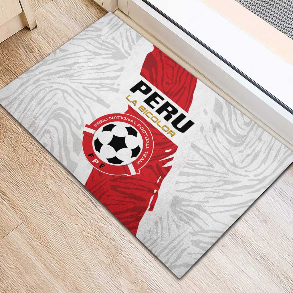 Football Peru Rubber Doormat La Bicolor Go Champions