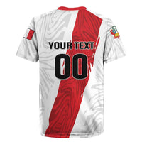Custom Football Peru Rugby Jersey La Bicolor Go Champions