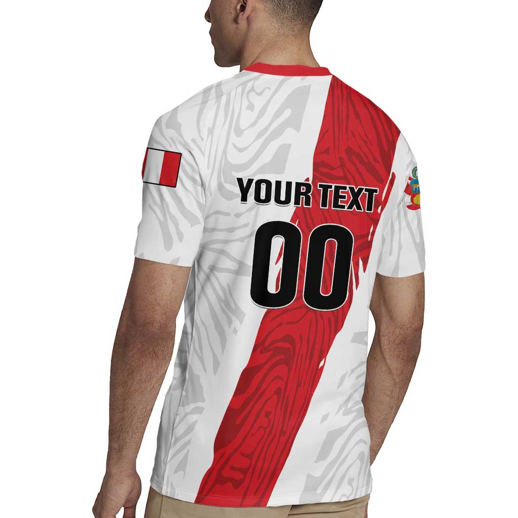 Custom Football Peru Rugby Jersey La Bicolor Go Champions