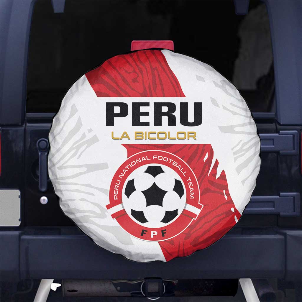 Football Peru Spare Tire Cover La Bicolor Go Champions