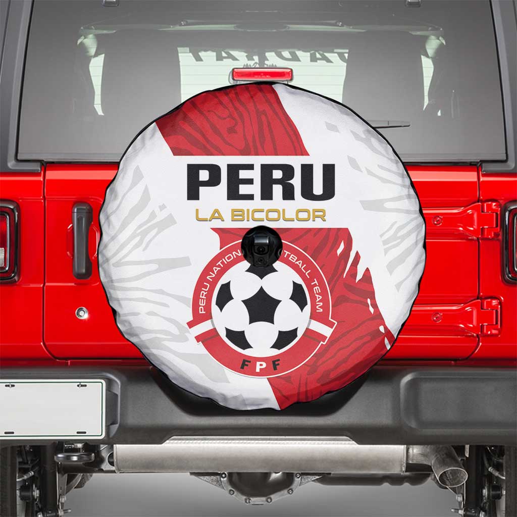 Football Peru Spare Tire Cover La Bicolor Go Champions