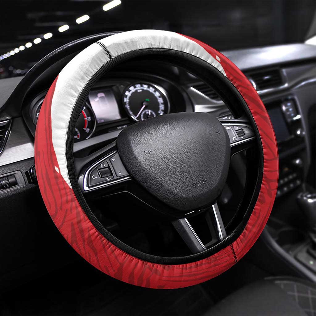 Football Peru Steering Wheel Cover La Bicolor Go Champions