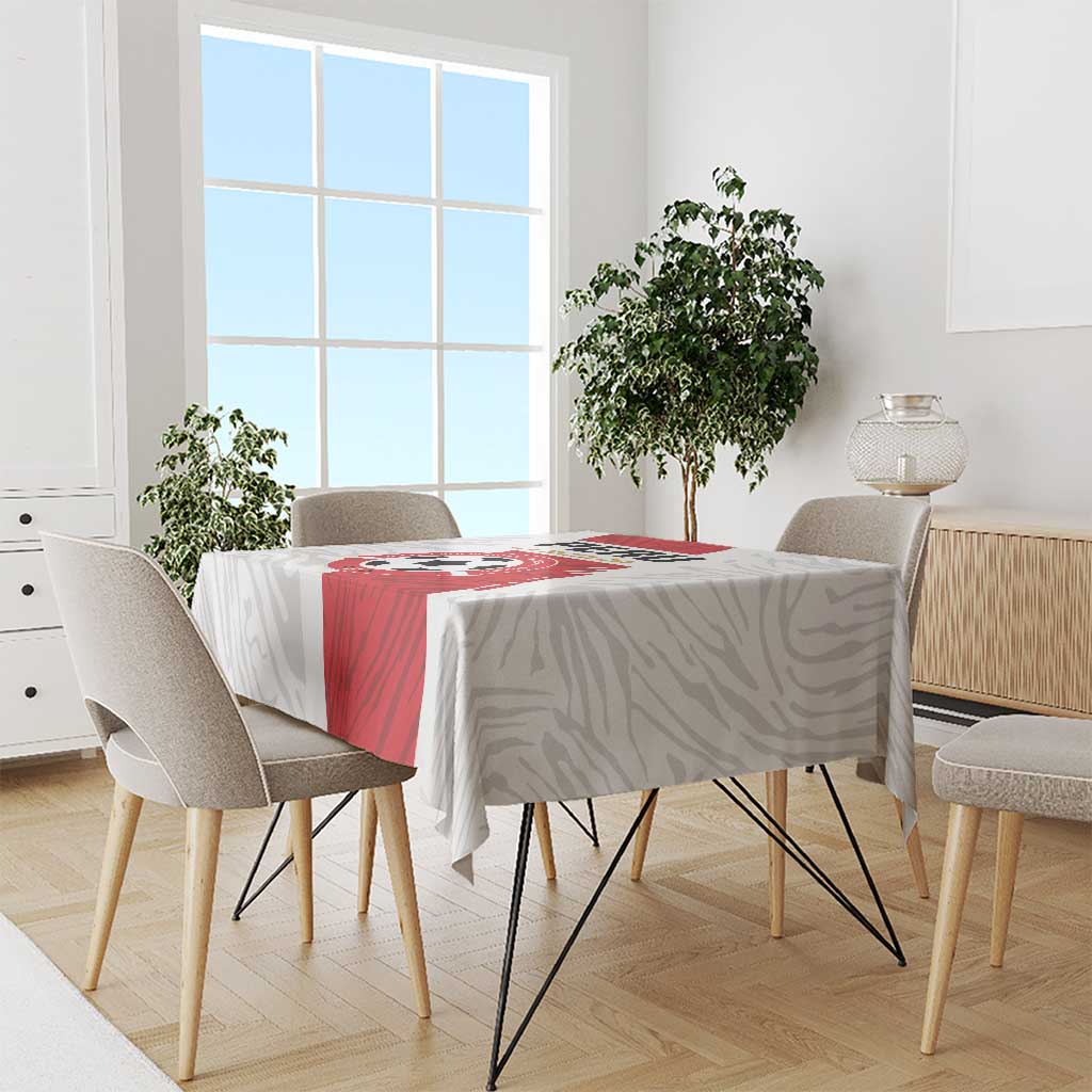 Football Peru Tablecloth La Bicolor Go Champions