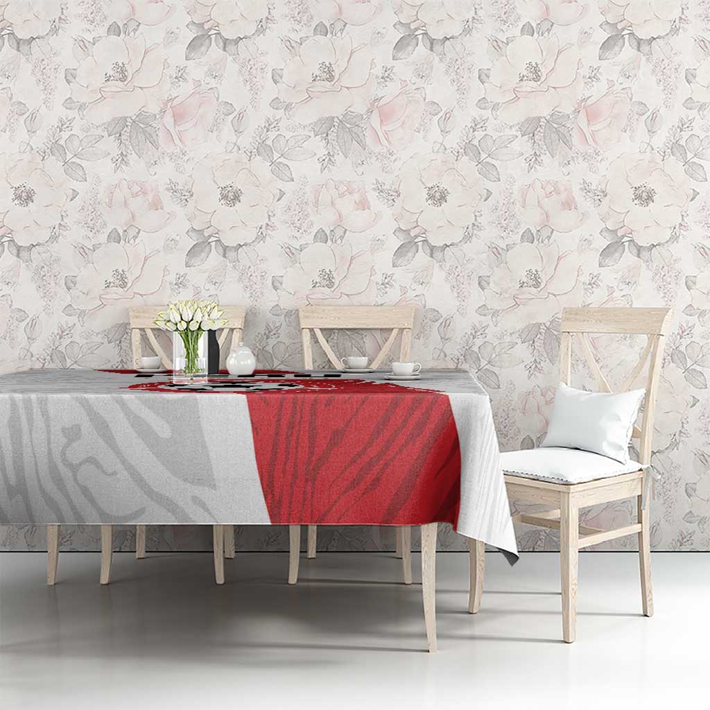 Football Peru Tablecloth La Bicolor Go Champions