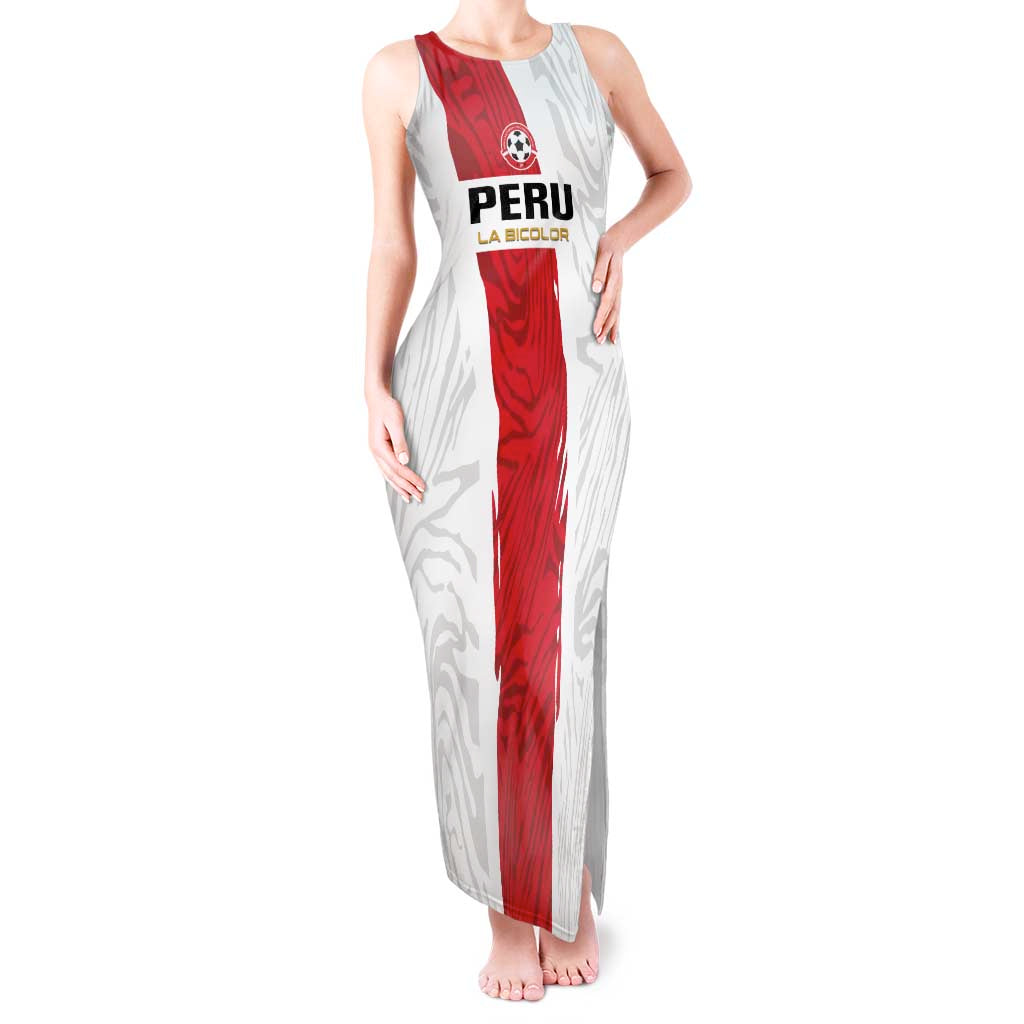 Custom Football Peru Tank Maxi Dress La Bicolor Go Champions