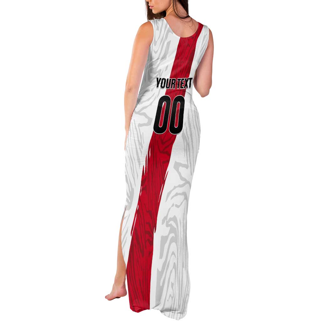 Custom Football Peru Tank Maxi Dress La Bicolor Go Champions
