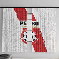 Football Peru Window Curtain La Bicolor Go Champions