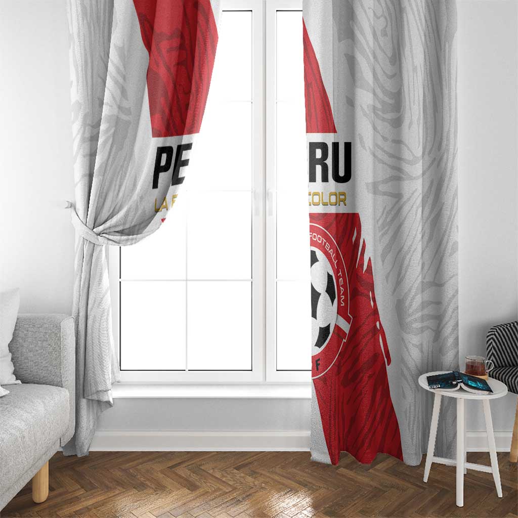 Football Peru Window Curtain La Bicolor Go Champions