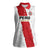 Custom Football Peru Women Sleeveless Polo Shirt La Bicolor Go Champions