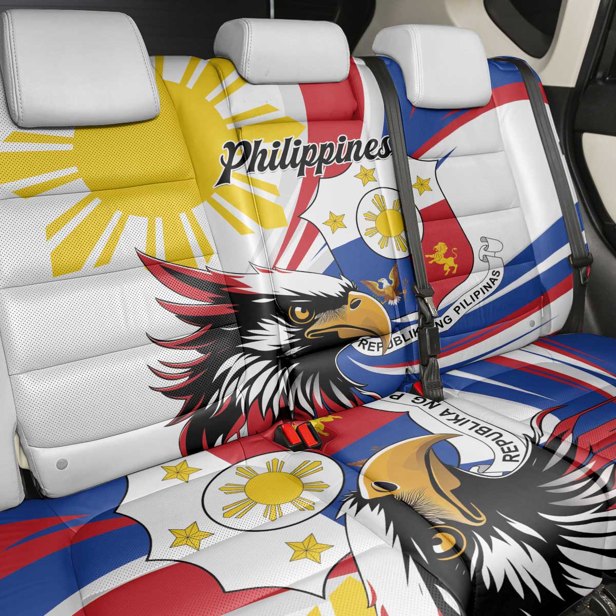 Philippines Eagle Back Car Seat Cover Republika ng Pilipinas
