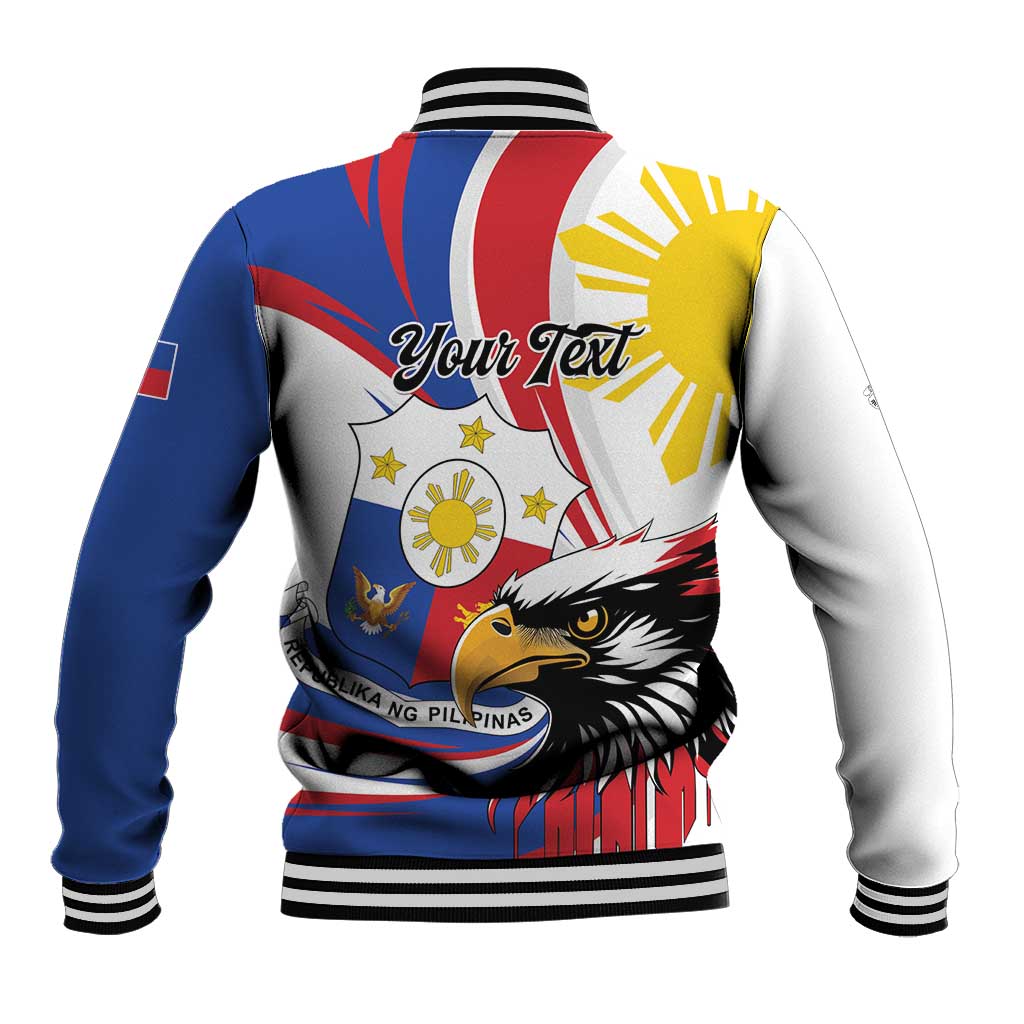 Personalized Philippines Eagle Baseball Jacket Republika ng Pilipinas