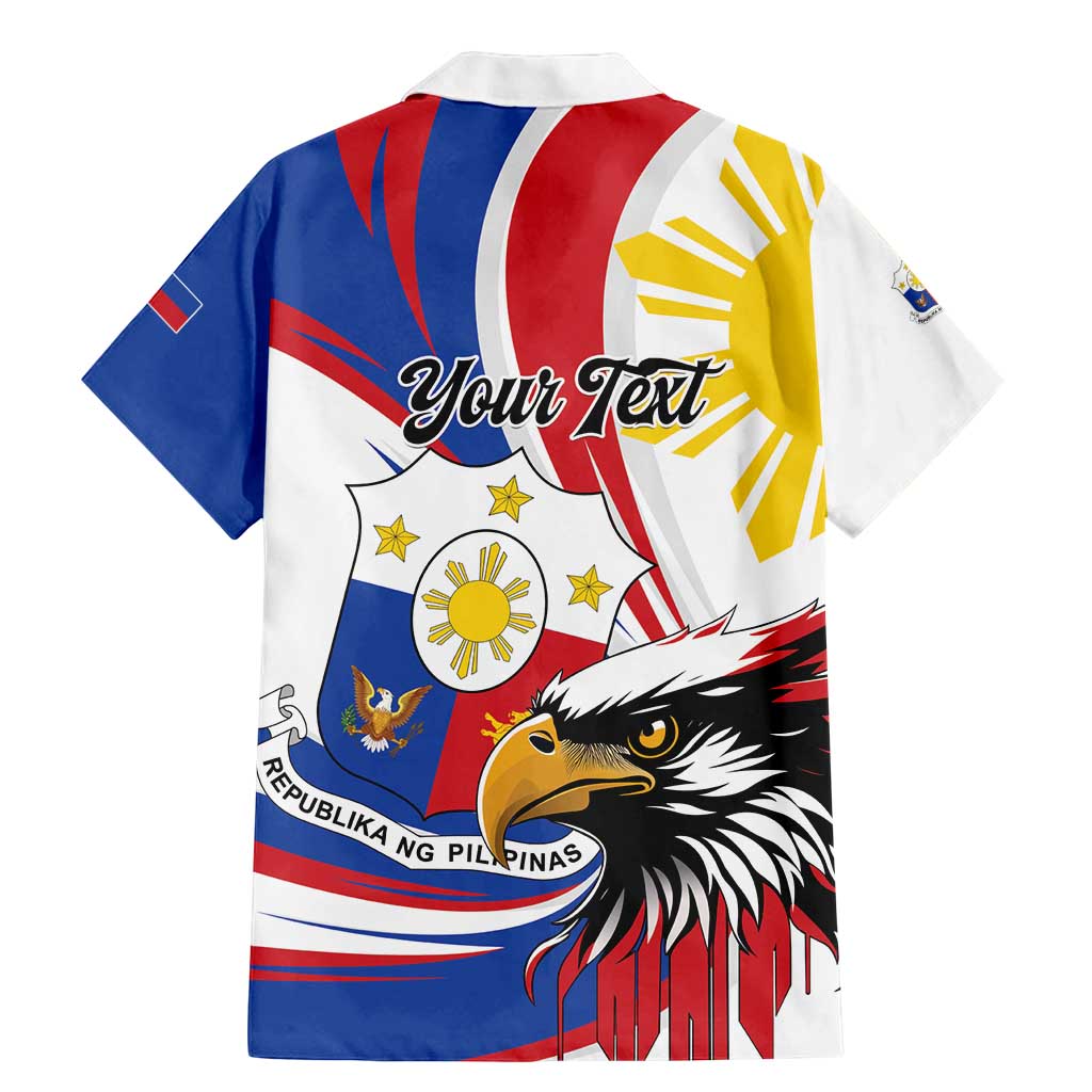 Personalized Philippines Eagle Family Matching Mermaid Dress and Hawaiian Shirt Republika ng Pilipinas