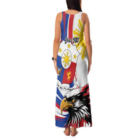 Personalized Philippines Eagle Family Matching Tank Maxi Dress and Hawaiian Shirt Republika ng Pilipinas