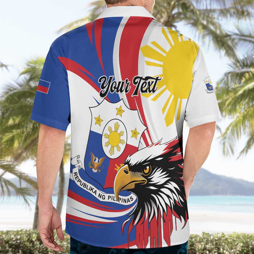 Personalized Philippines Eagle Hawaiian Shirt Republika ng Pilipinas