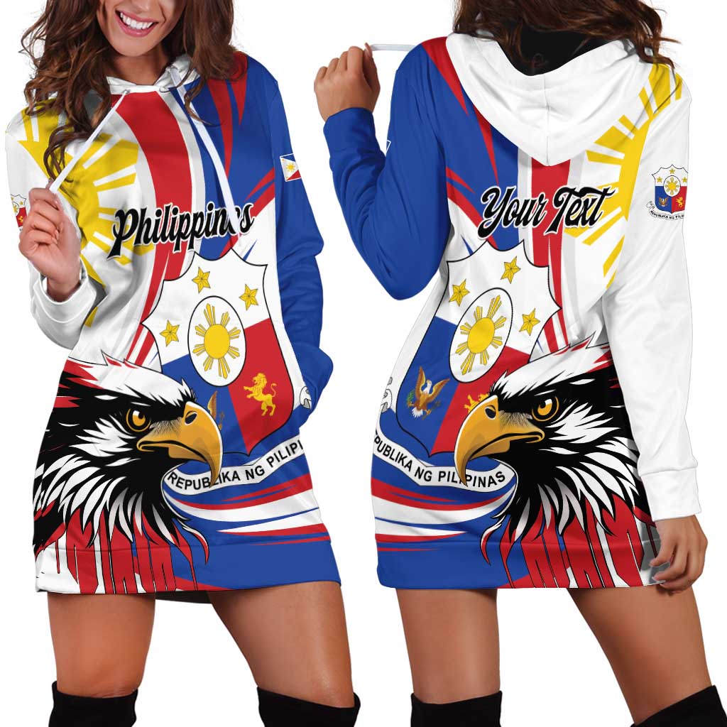 Personalized Philippines Eagle Hoodie Dress Republika ng Pilipinas