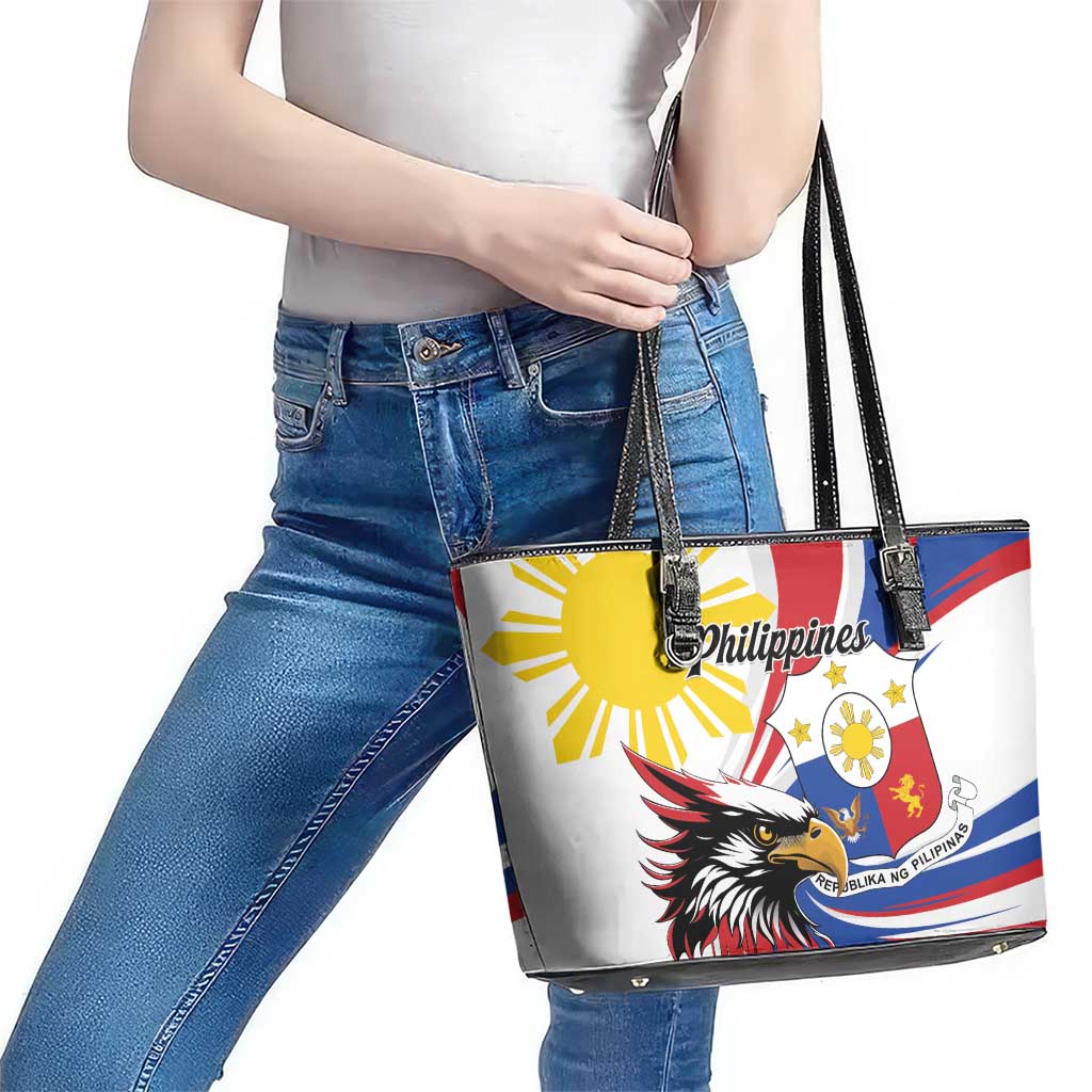 Philippines Eagle Leather Tote Bag Republika ng Pilipinas