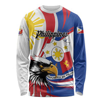 Personalized Philippines Eagle Long Sleeve Shirt Republika ng Pilipinas