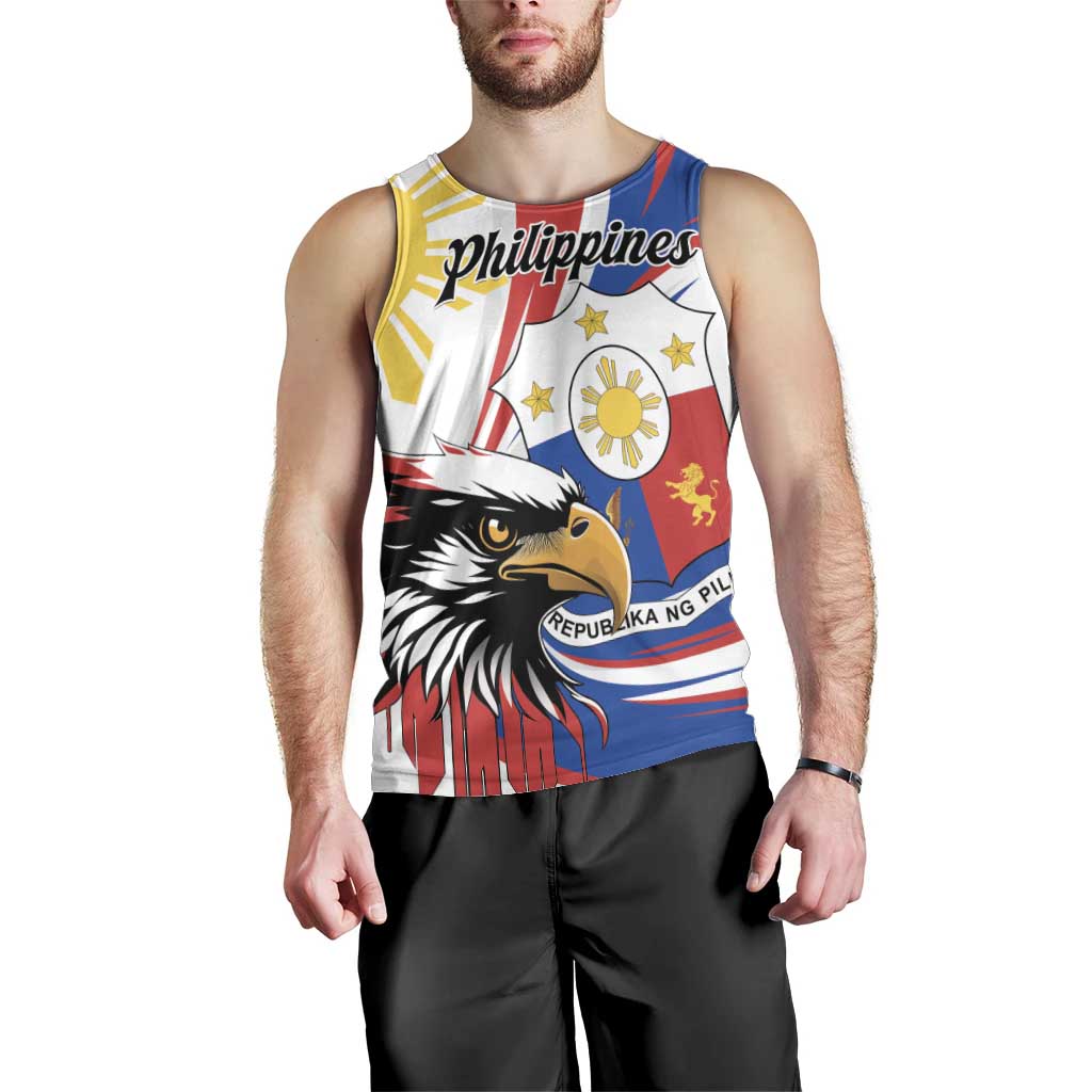 Personalized Philippines Eagle Men Tank Top Republika ng Pilipinas