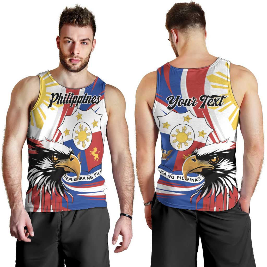 Personalized Philippines Eagle Men Tank Top Republika ng Pilipinas