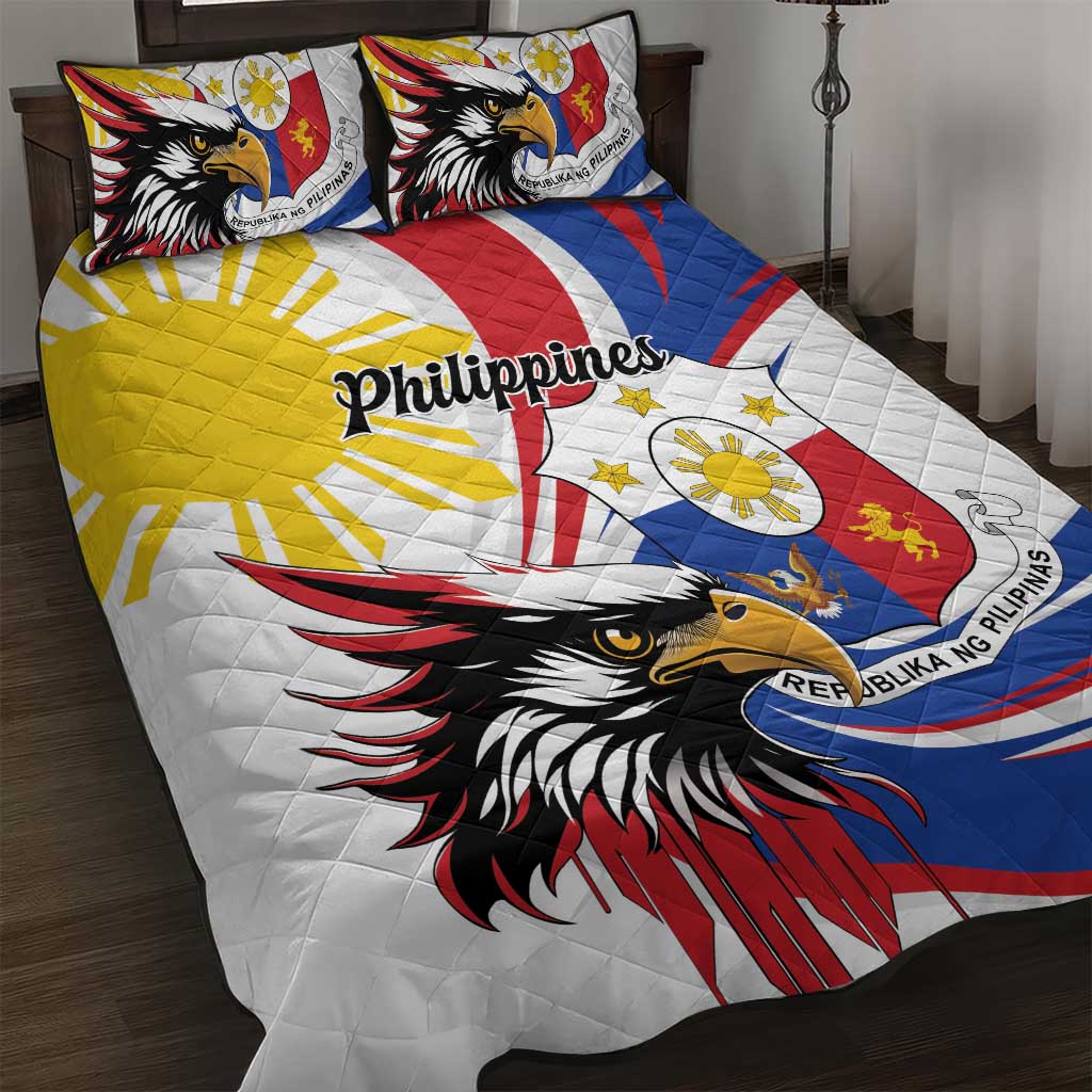 Philippines Eagle Quilt Bed Set Republika ng Pilipinas