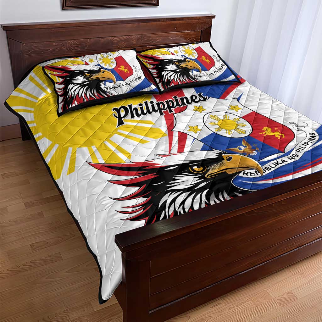 Philippines Eagle Quilt Bed Set Republika ng Pilipinas