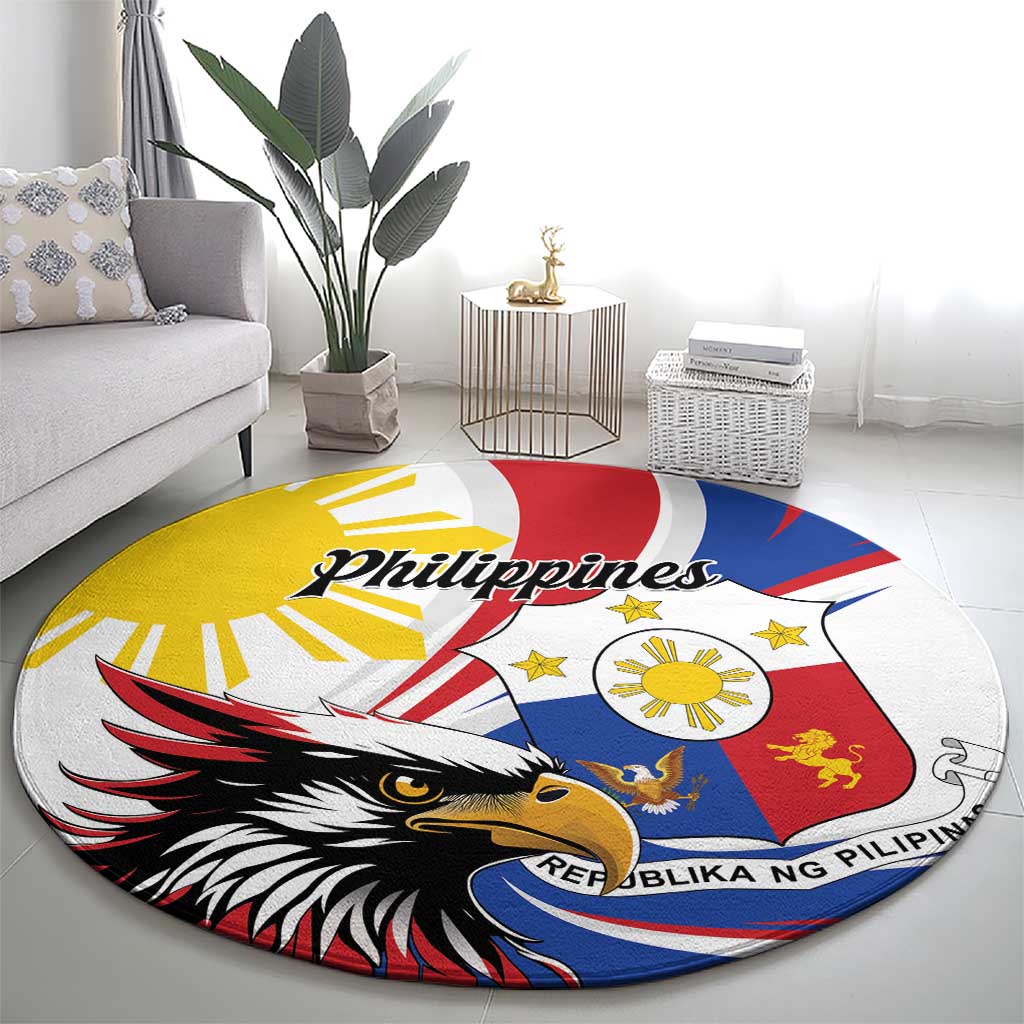 Philippines Eagle Round Carpet Republika ng Pilipinas