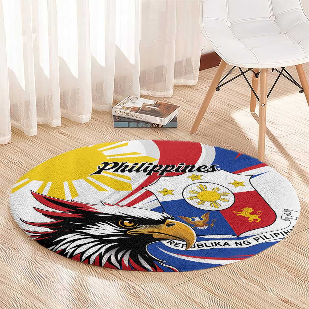 Philippines Eagle Round Carpet Republika ng Pilipinas